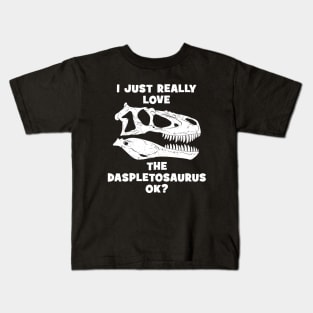 Daspletosaurus fossil skull Kids T-Shirt
